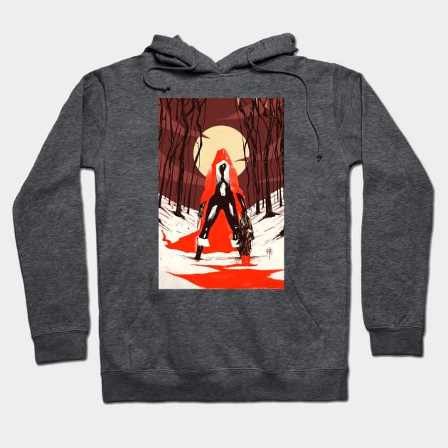 Red Hidding Hood Shirt Hoodie by BRÄO